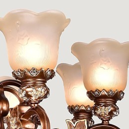 Chandelier Traditional Classic Retro Metal