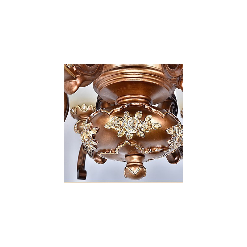 Chandelier Traditional Classic Retro Metal