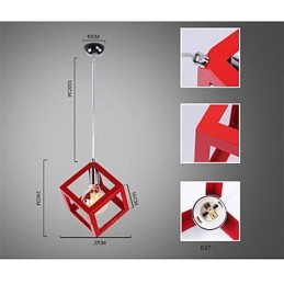 Traditional Classic Mini Style Painting Metal Chandelier