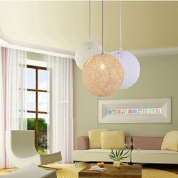 CreativeAmerican Country Creative Cany Art Color Droplight And Spherical Shape Lamp Light