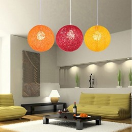 CreativeAmerican Country Creative Cany Art Color Droplight And Spherical Shape Lamp Light