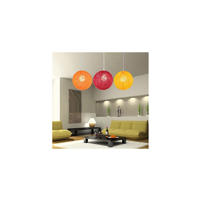 CreativeAmerican Country Creative Cany Art Color Droplight And Spherical Shape Lamp Light