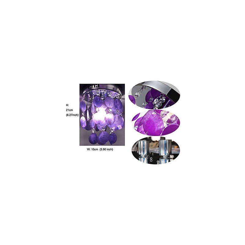 Modern Contemporary Mini Style Chrome Pendant Light