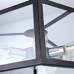 Glass Chandelier Modern Minimalist Mediterranean Cafe Nordic Lamps Chandelier