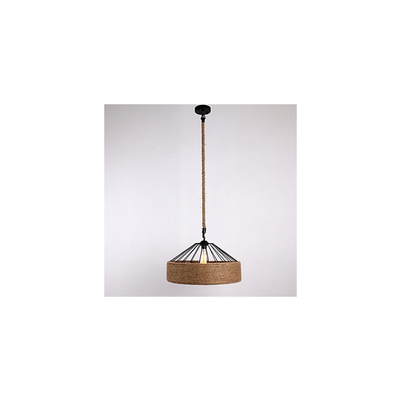 1 Light Rope Pendant Light Mini Style Modern Contemporary Country