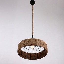 1 Light Rope Pendant Light Mini Style Modern Contemporary Country