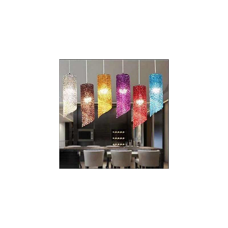 Single Head Cylindrical Round long Aluminum Cylinder Creative lamps