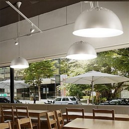 Vintage Style Minimalist 1 Light Pendant with Carved Shade Pendant Light