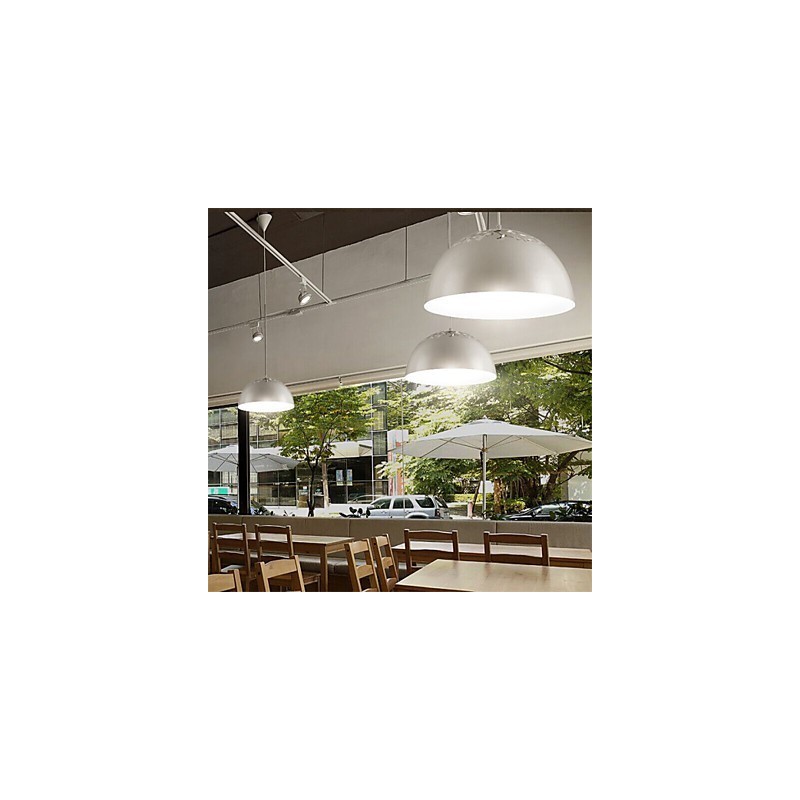 Vintage Style Minimalist 1 Light Pendant with Carved Shade Pendant Light