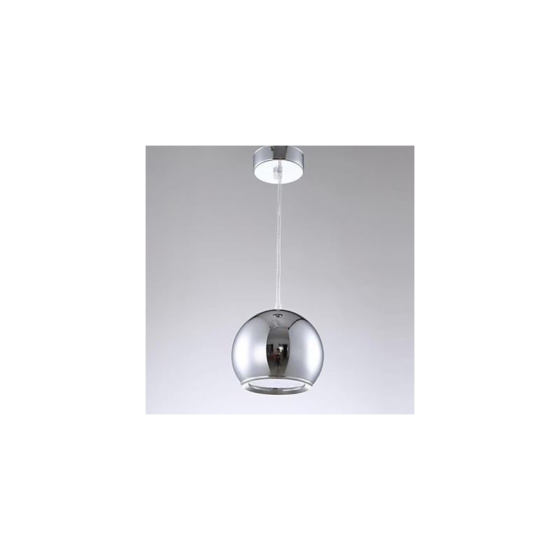 Modern Contemporary Globe Electroplated Metal Pendant Light