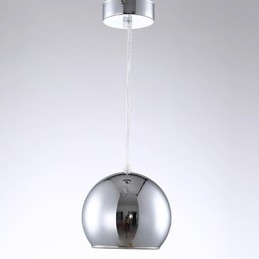 Modern Contemporary Globe Electroplated Metal Pendant Light
