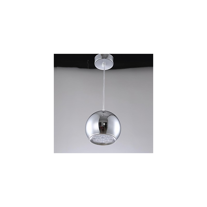 Modern Contemporary Globe Electroplated Metal Pendant Light