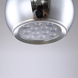 Modern Contemporary Globe Electroplated Metal Pendant Light