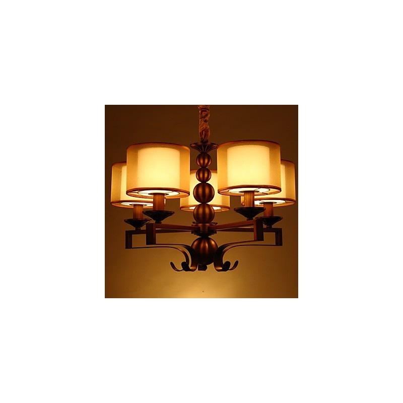 Rustic Lodge Vintage Mini Style Electroplated Metal Chandelier