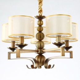 Rustic Lodge Vintage Mini Style Electroplated Metal Chandelier