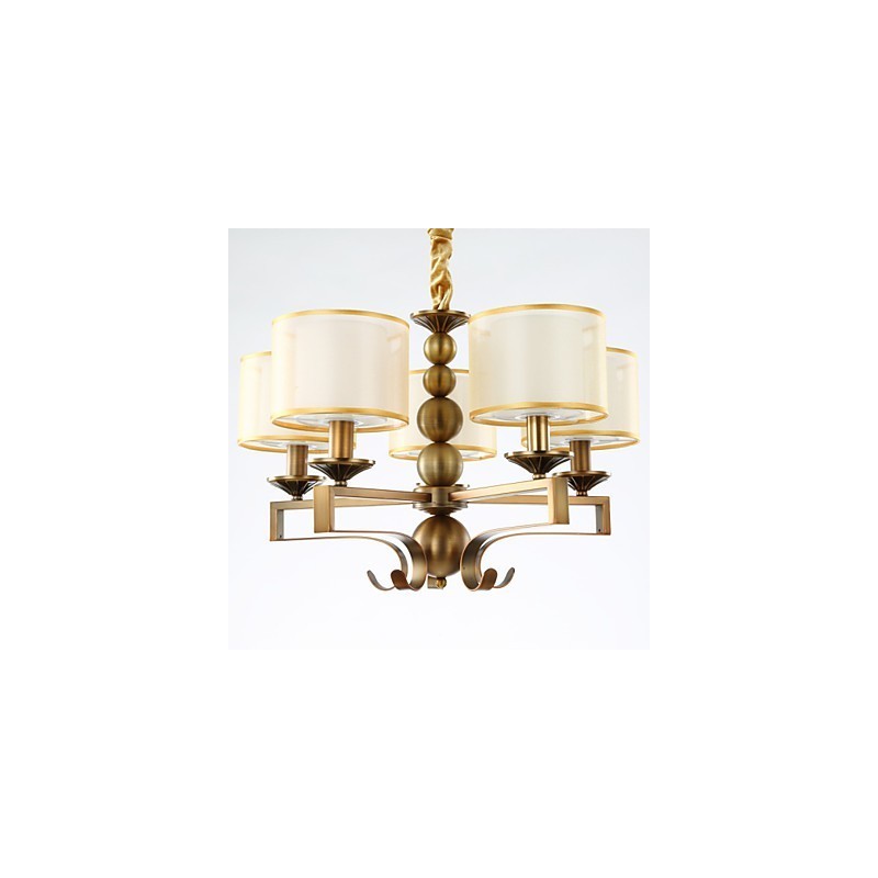 Rustic Lodge Vintage Mini Style Electroplated Metal Chandelier