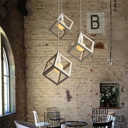 Creative Contemporary And Contracted Wrought Iron Chandelier Single Head Lamps