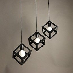 Creative Contemporary And Contracted Wrought Iron Chandelier Single Head Lamps