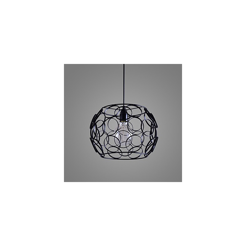 Creative Contracted Nordic Wrought Iron Glass Single Head Droplight Lamp Light