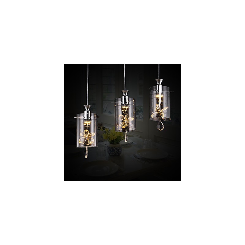 Modern Contemporary Crystal Others Glass Pendant Light