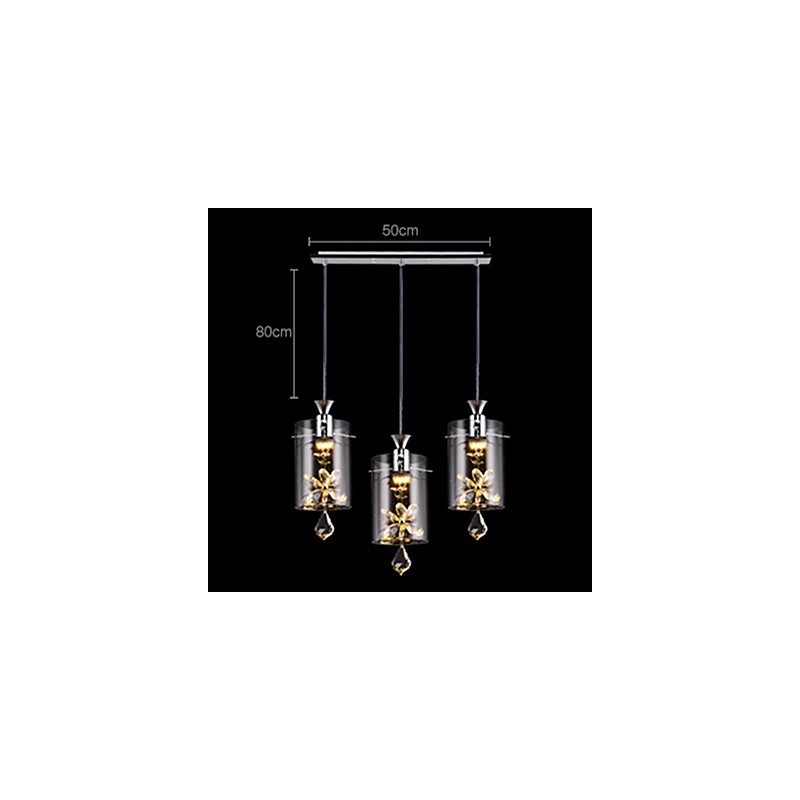 Modern Contemporary Crystal Others Glass Pendant Light