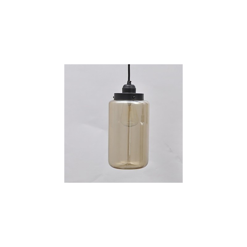 American retro minimalist single glass chandelier