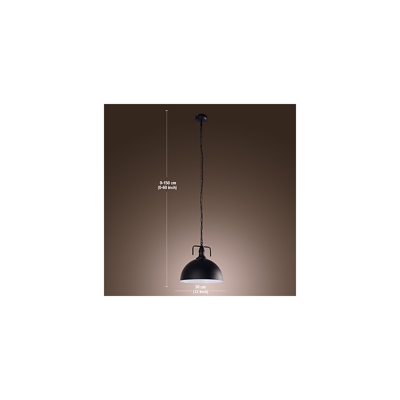 Traditional Classic Retro Bowl Mini Style Painting Pendant Light