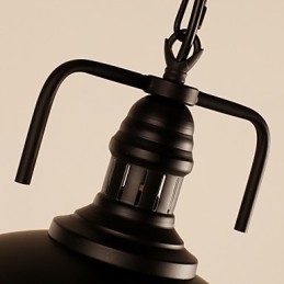 Traditional Classic Retro Bowl Mini Style Painting Pendant Light