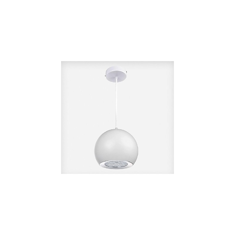 Modern Contemporary Globe Painting Metal Pendant Light