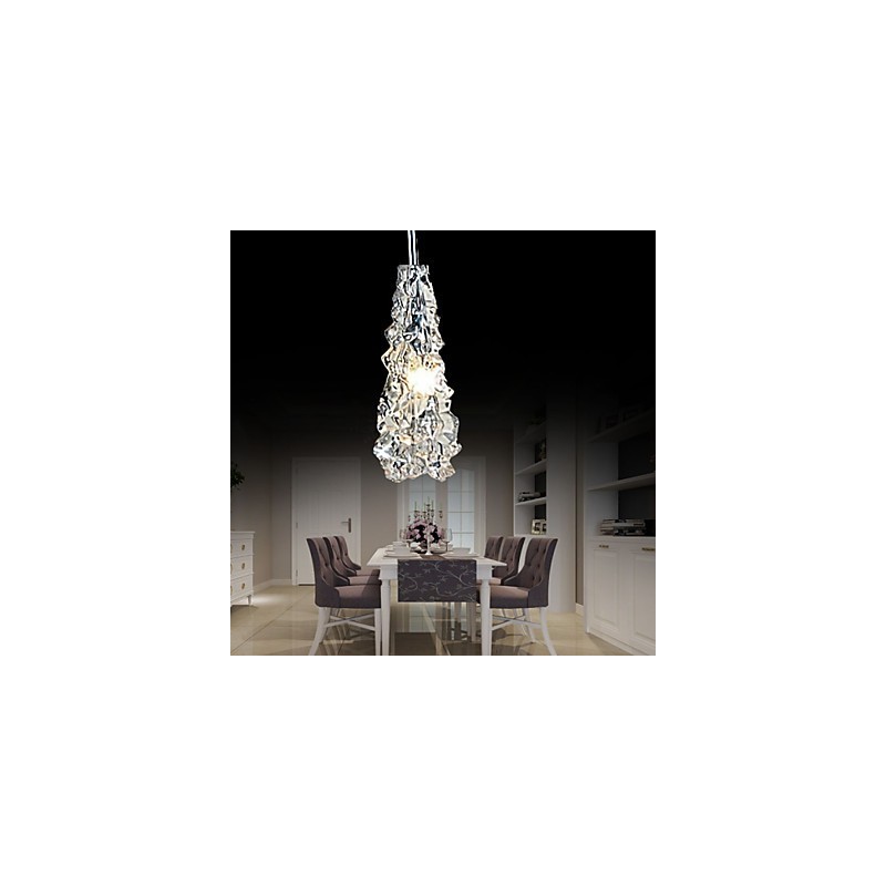 Tradition Classic Transparent glass 1 Light Chandelier