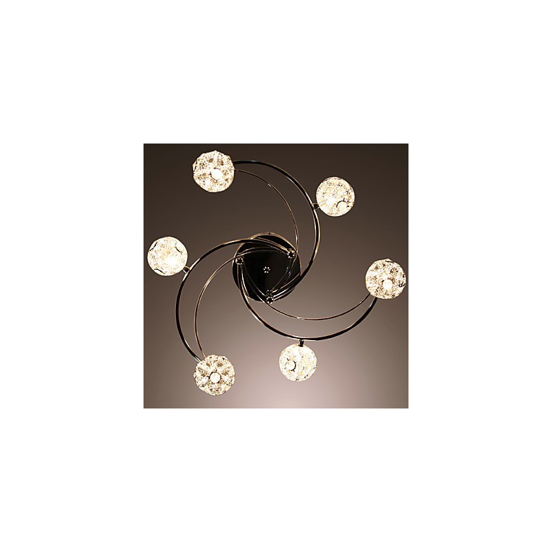 Modern Contemporary Electroplated Flush Mount