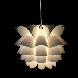Contemporary And Contracted The Nordic Idea White Lotus Droplight Lamp
