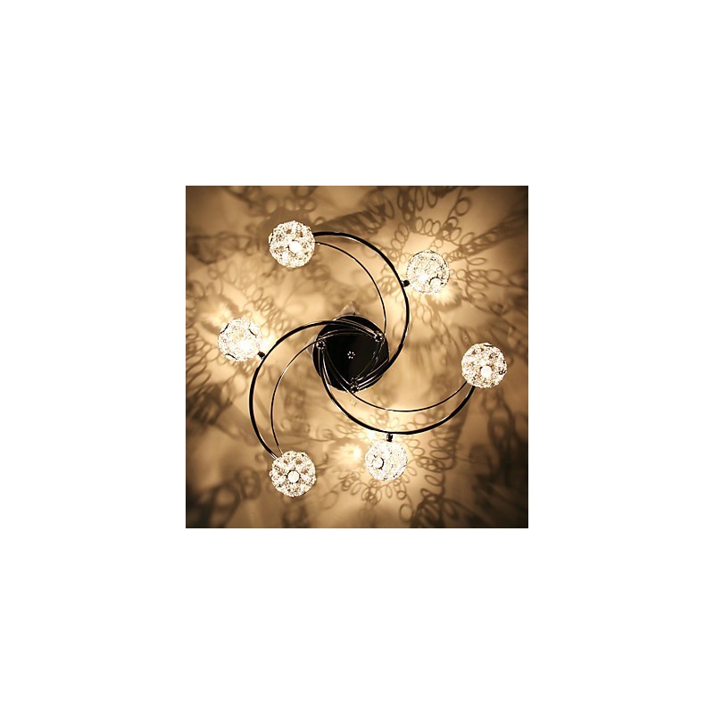 Modern Contemporary Electroplated Flush Mount