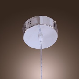 Modern Contemporary Mini Style Chrome Pendant Light
