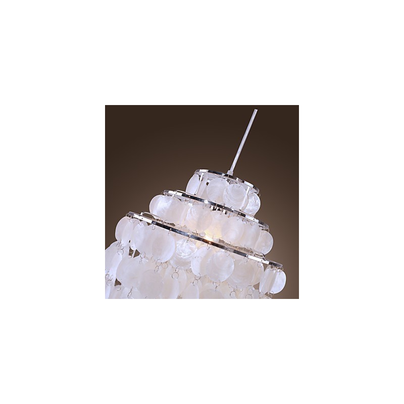 Modern Contemporary Mini Style Chrome Pendant Light