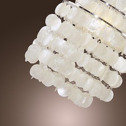 Modern Contemporary Mini Style Chrome Pendant Light