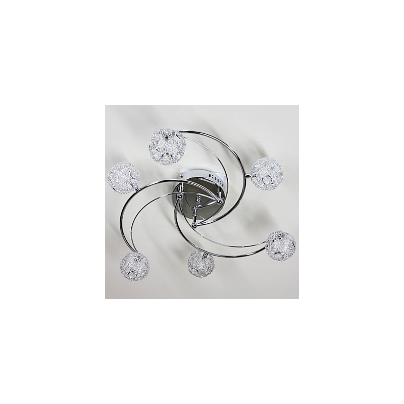 Modern Contemporary Electroplated Flush Mount