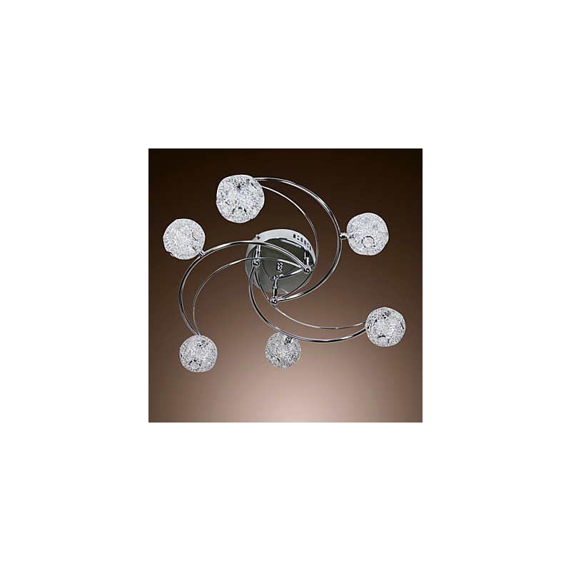 Modern Contemporary Electroplated Flush Mount