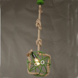 Retro Cafe Art Chandelier Chandelier Rope