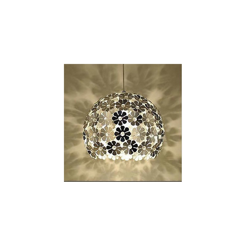 Modern Color Plum Flower Ball Single Head Crystal Droplight