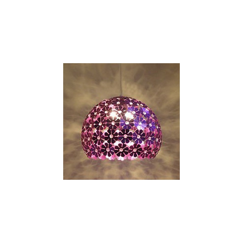 Modern Color Plum Flower Ball Single Head Crystal Droplight