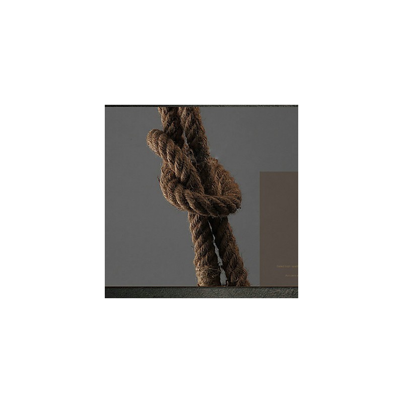 Creative multifunction hemp rope chandelier