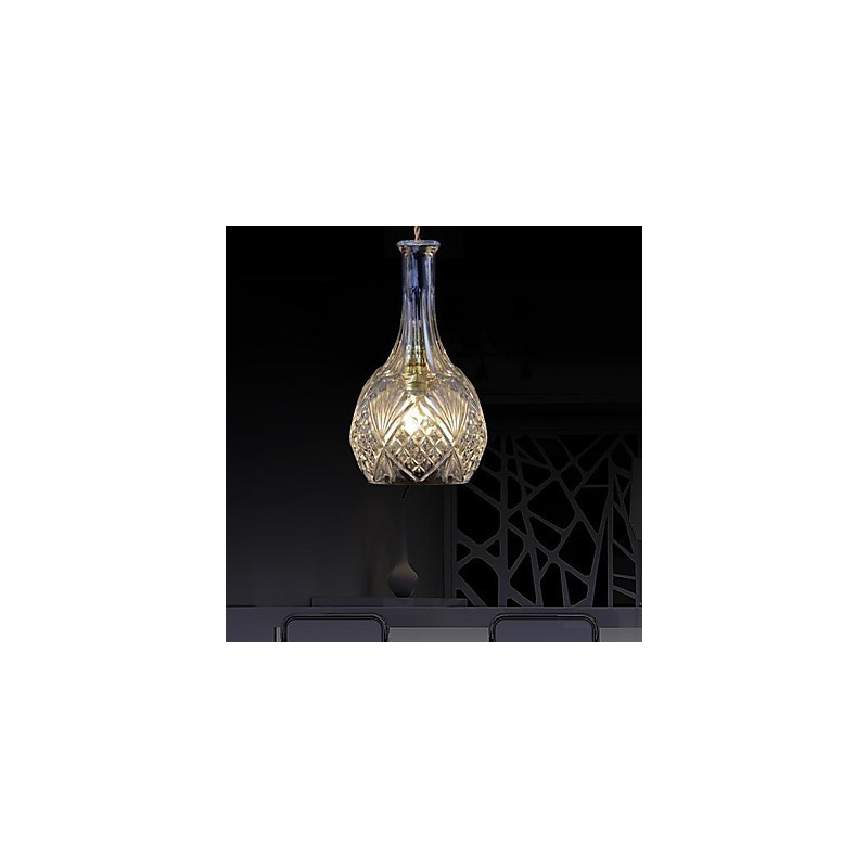 Modern Contemporary Crystal Metal Pendant Light