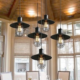 Single Head Birdcage Chandelier Lamp