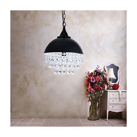 American Retro Minimalist Single Head Apple Shaped Iron Chandelier