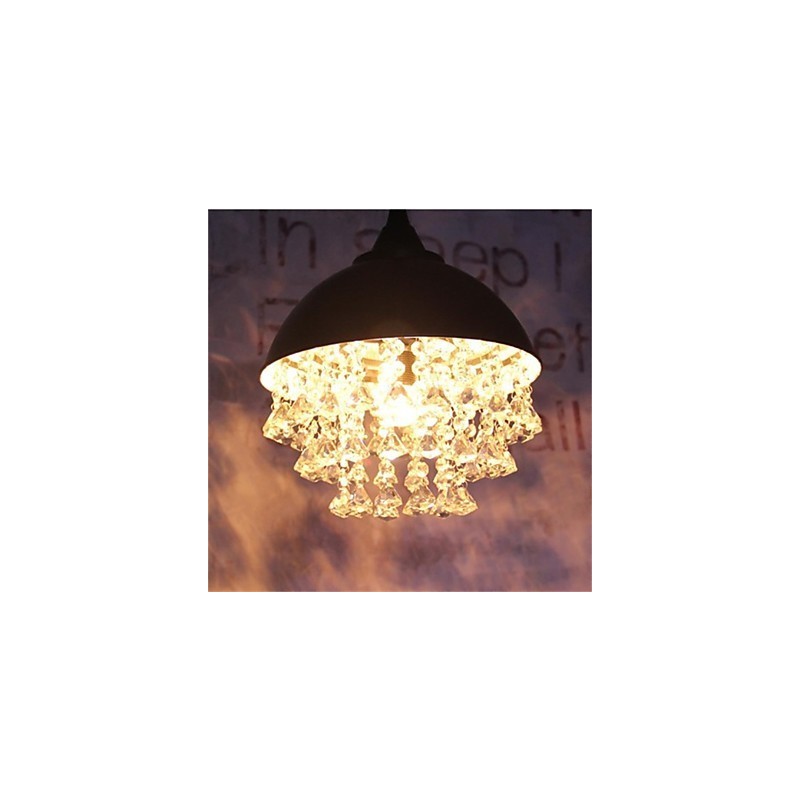 American Retro Minimalist Single Head Apple Shaped Iron Chandelier