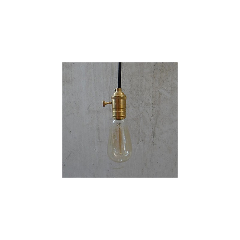 Traditional Classic Vintage Brass Pendant Light