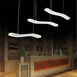 Wavy Design Fashion Simple Acrylic Pendant Light