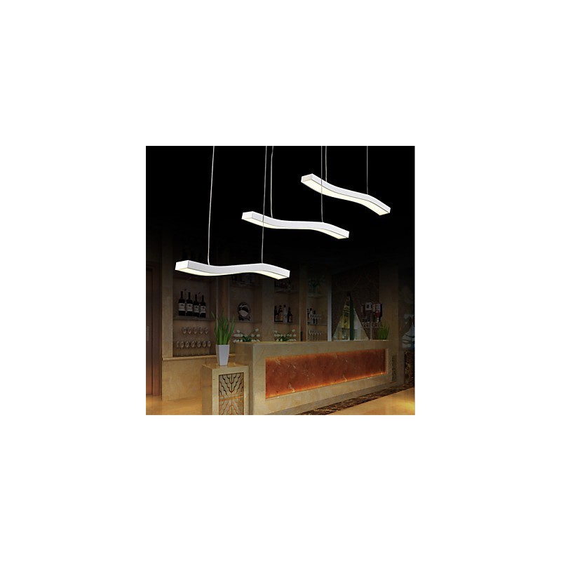 Wavy Design Fashion Simple Acrylic Pendant Light