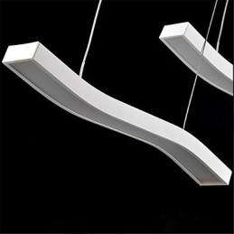 Wavy Design Fashion Simple Acrylic Pendant Light